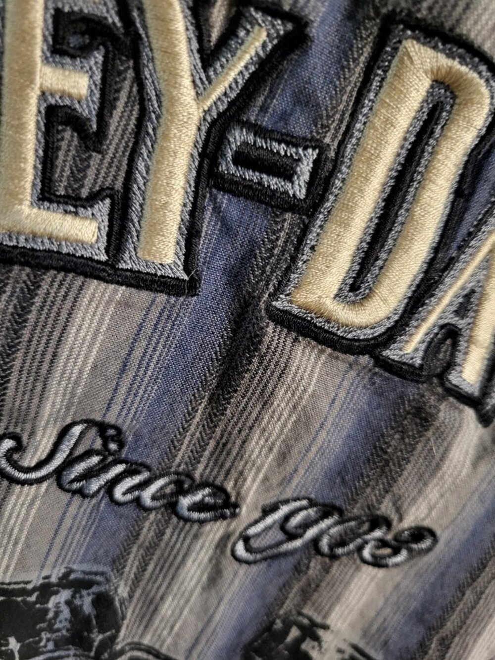 NWT AUTHENTIC VINTAGE HARLEY DAVIDSON EMBROIDERED MENS BUTTON DOWN SZ L - Picture 3 of 8